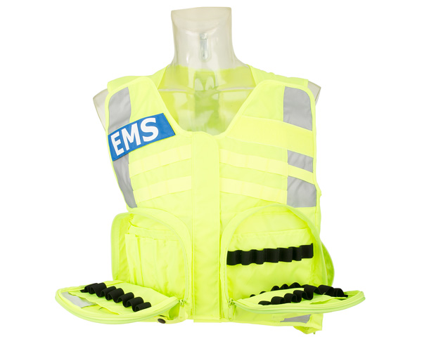 G3 Safety Vest, Advanced, Fluorescent W/ Ems Name Plate < StatPacks #G32001FL 