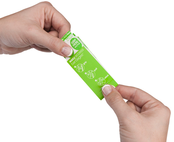 Easy Access Bandages, 3/4'' x 3'', Box/60 < Genuine First Aid #0095-3201 