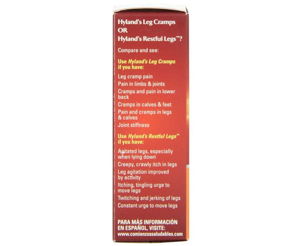 Leg Cramps Relief, 100 Tablets < Hyland's Homeopathic 