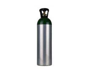 M60 Aluminum O2 Cylinder w/ Carrying Handle < Responsive Respiratory #1100660 