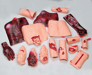 Trauma Manikin Moulage Kit < Simulaids #6701 