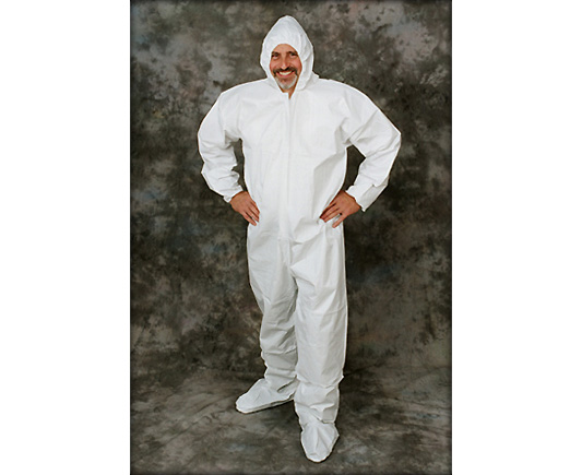 Liquid Guard Coveralls Attached Hood & Booties < ValueMax #4903 