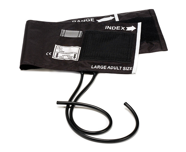 Large Adult Size Nylon Cuff and Bladder, Large Adult, Black, Set < Prestige Medical #82-CB-OB-BLK 