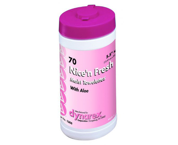Easy Wash Wipes - Tub of 70 Tub < Dynarex #1305 