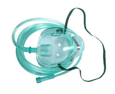 Amsino AMSure Pediatric Medium Concentration O2 Mask w/ 7' Tubing < Amsino #AS74030 