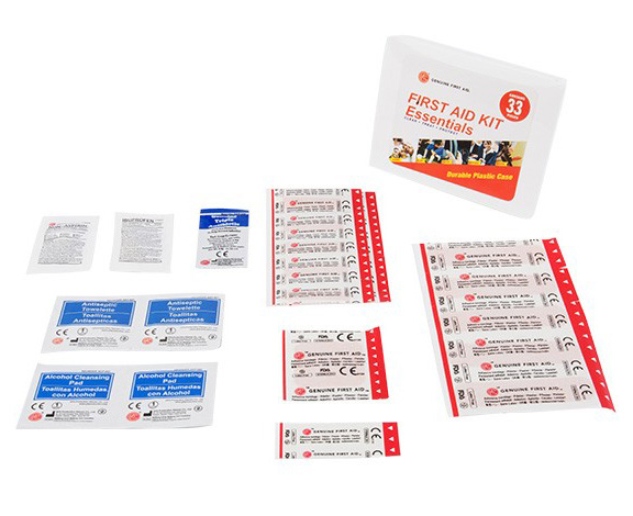 Genuine Mini All Purpose Kit, 33 pcs, Hard Case < Genuine First Aid #9999-2312 