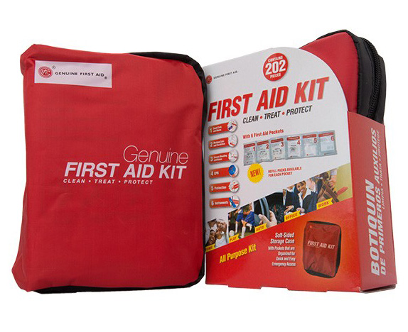 First Aid Kit, 25 person NON-ANSI, Soft Case < Genuine First Aid #9999-2302 