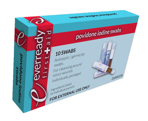 Povidone-Iodine Swabs < Everready First Aid 