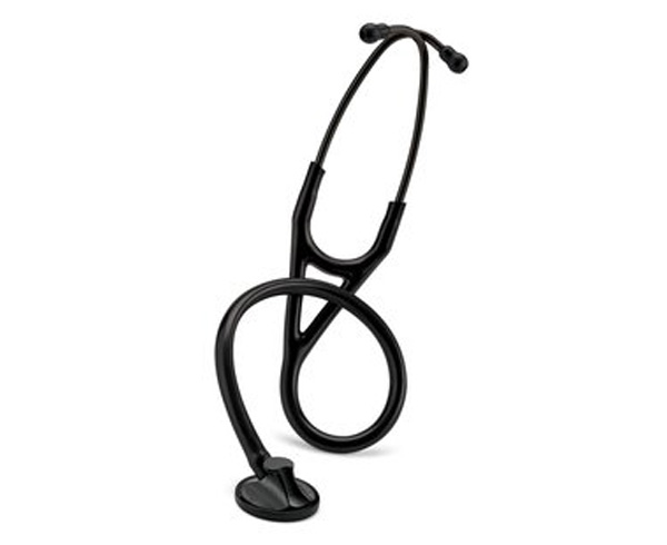 Littmann Master Cardiology" Stethoscope, Black Plated Chestpiece and Eartubes, Black Tube, 27 inch, 2161 < 3M #2161 
