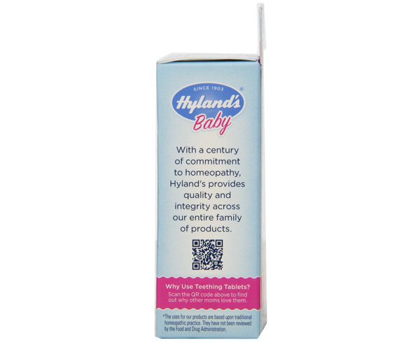 Homeopathic Teething Tablets, 100% Natural, 135 Tablets < Hyland's Homeopathic 