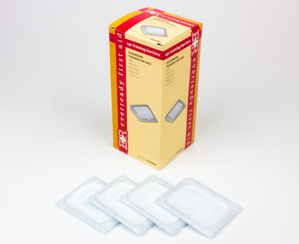 CPR Training Shields, Box/50 < EverReady #EVR5001 