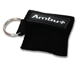 Res-Cue Key CPR Face Shield w/ Black Case < Ambu #248 201 102 