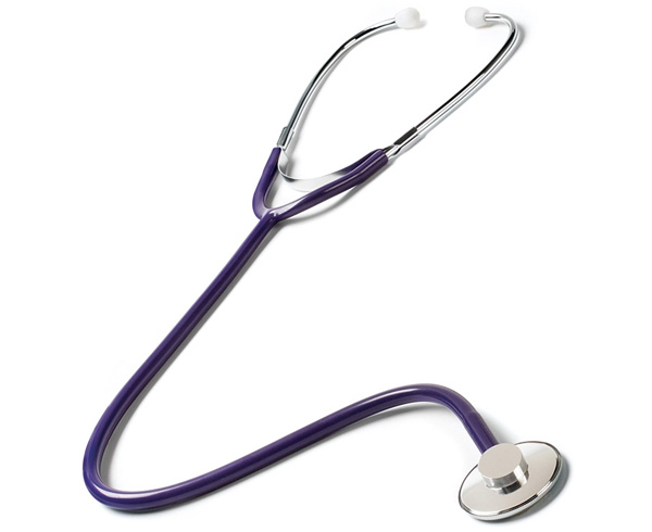 Single Head Stethoscope in Box, Adult, Purple < Prestige Medical #106-PUR 