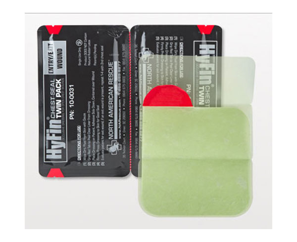 HyFin Chest Seal Twin Pack < North American Rescue #10-0031 