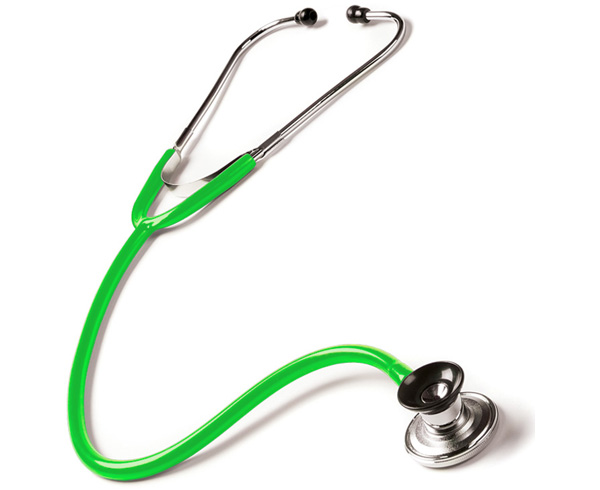 SpragueLite Stethoscope in Box, Adult, Neon Green < Prestige Medical #124-N-GRN 