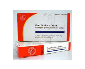 First Aid Burn Cream, 0.9 g, 6pcs/box < Genuine First Aid #9999-1201 