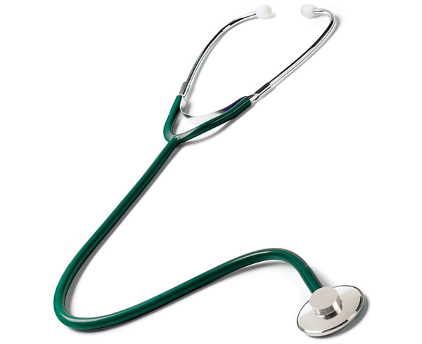 Single Head Stethoscope in Box, Adult, Hunter < Prestige Medical #106-HUN 