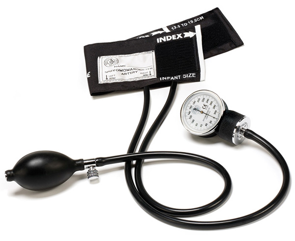Premium Infant Aneroid Sphygmomanometer, Infant, Black < Prestige Medical #82-INF-BLK 
