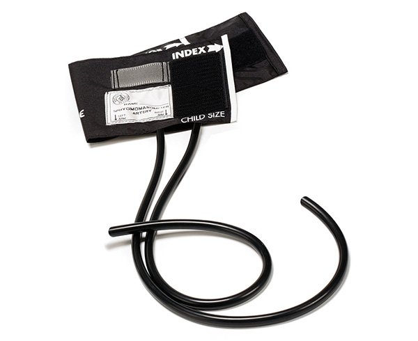 Pediatric Size Nylon Cuff and Bladder, Pediatric, Black, Set < Prestige Medical #82-CB-PED-BLK 