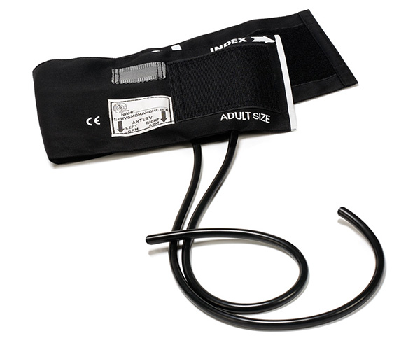 Adult Size Cotton Cuff and Bladder, Adult, Black, Set < Prestige Medical #80-CB 