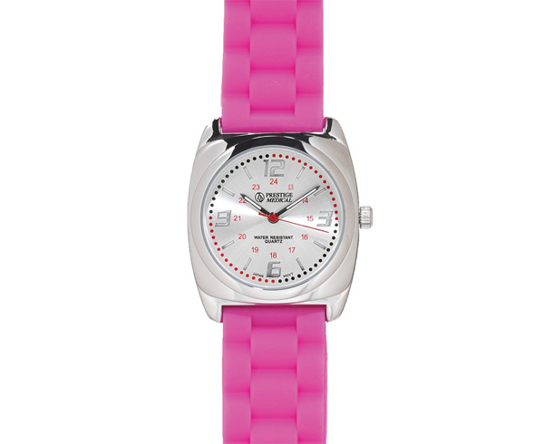 Braided Band Fashion Watch, Hot Pink < Prestige Medical #1778-HPK 