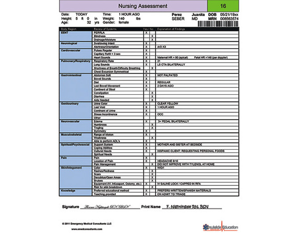 Leader & Role Transition Nurse < simulaids #249 