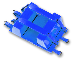 Head Immobilizer, Reusable, Blue < 