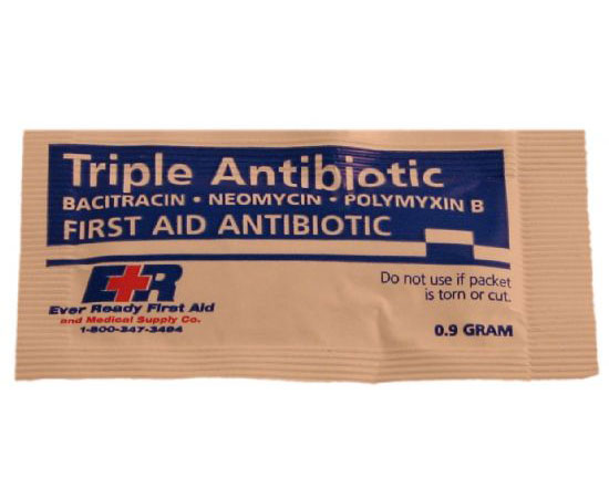 Triple Antibiotic Ointment, 0.9 gram, Box/18 < Genuine First Aid #9999-1005 