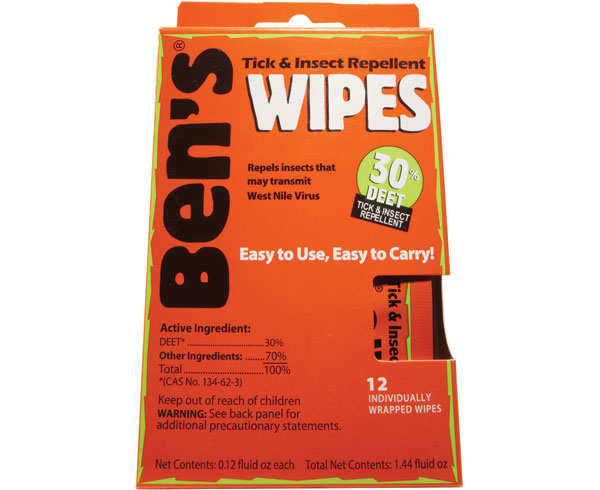 Ben's? 30 Wipes 12/box < Ben's #0006-7085 