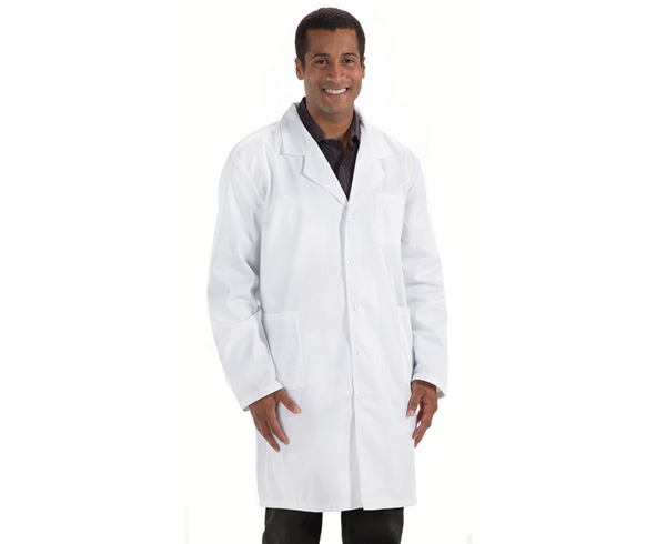 Men's Lab Coat, Large, White < Prestige Medical #5710-L 