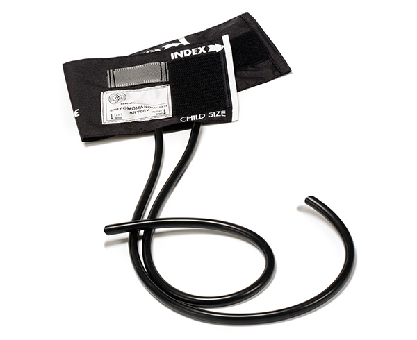 Pediatric Size Cotton Cuff and Bladder, Pediatric, Black, Set < Prestige Medical #80-CB-PED 