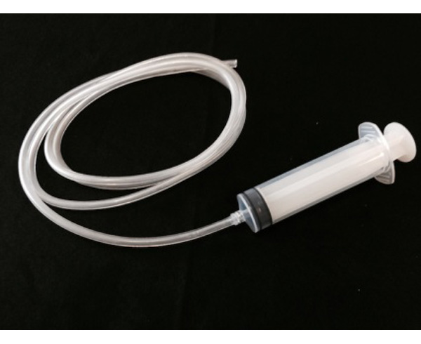 Syringe/4' nylon tube (bleeding wound) < #TMK-EPS-15 