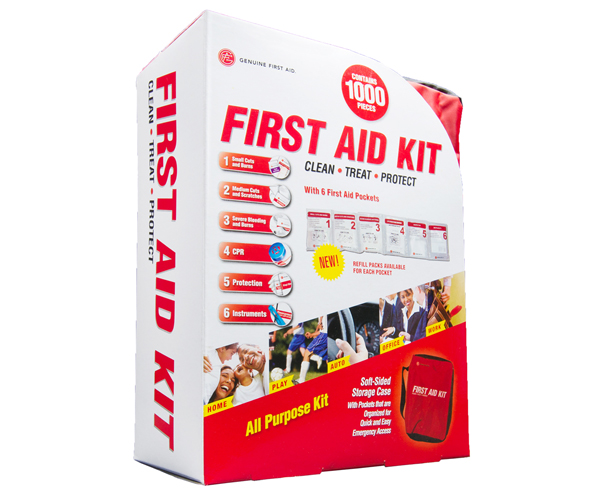 First Aid Kit, 75 Person NON-ANSI, Soft Case < Genuine First Aid #9999-2305 