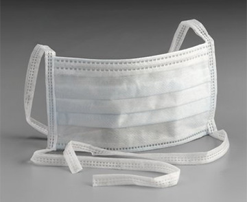 Surgical Mask w/ Tie Strings, Box/50 < 3M #1818 