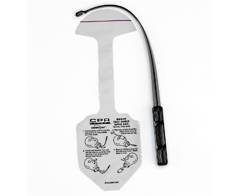 Life Form CPR Prompt Face Shield / Lung Bags - Infant Pack/100 < Nasco #LF06209U 