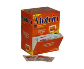 Motrin IB 200 mg - Packets of 2 Caplets < McNeil Consumer Healthcare #00450481-04 
