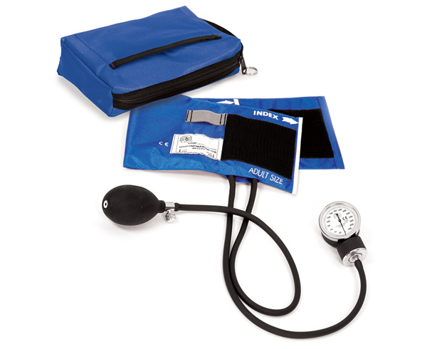 Premium Aneroid Sphygmomanometer With Carry Case, Adult, Royal < Prestige Medical #882-ROY 