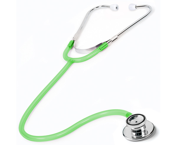 Dual Head Stethoscope in Box, Adult, Frosted Kiwi < Prestige Medical #108-F-KIW 
