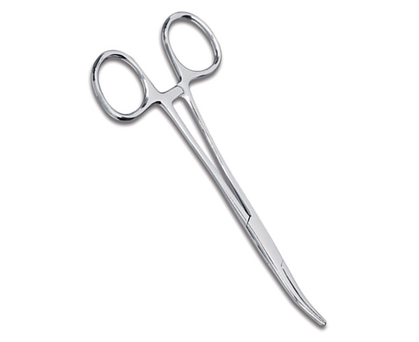 5.5" Kelly Curved Blade Forcep < Prestige Medical #501 