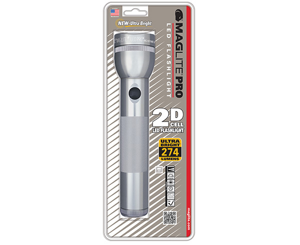 Maglite Pro LED Flashlight, Ultra Bright, 2 Cell D < Maglite 