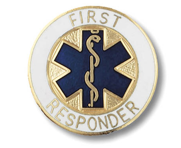 First Responder Emblem Pin < Prestige Medical #1091 