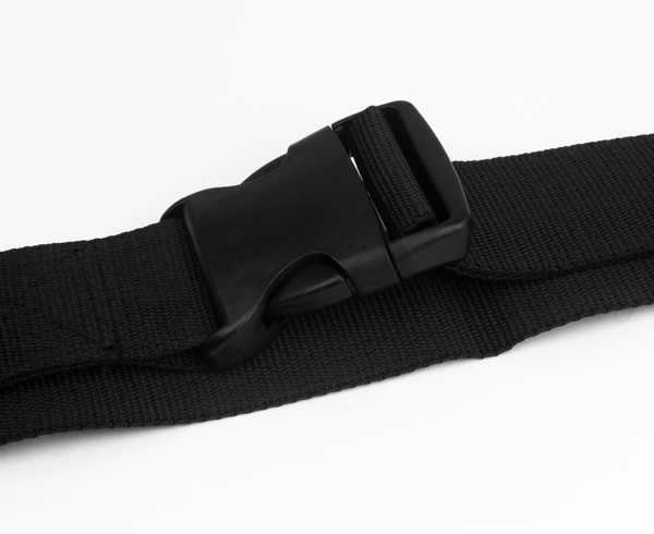 9 ft One Piece Backboard Strap Restraint, Black < EverDixie #1782B 