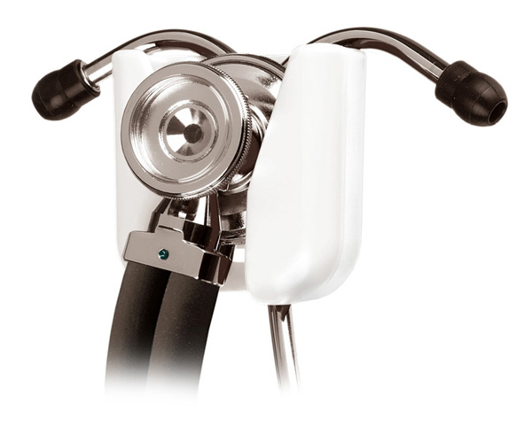 Hip Clip Stethoscope Holder, White < Prestige Medical #755-WHT 