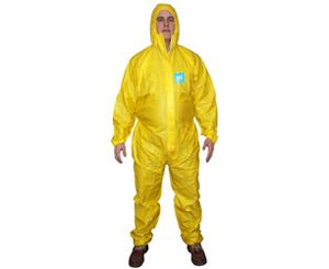 MicroChem 2000 Plus Coverall w/ Hood, Yellow < Microchem 