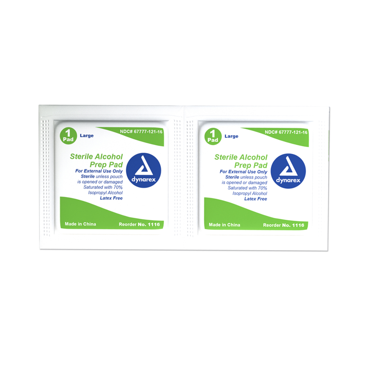 Alcohol Prep Pads, Large < DYNAREX #1106 