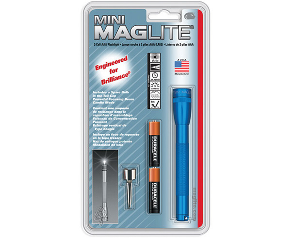 Mini Maglite Flashlight w/ Clip, 2 Cell AAA < Maglite 