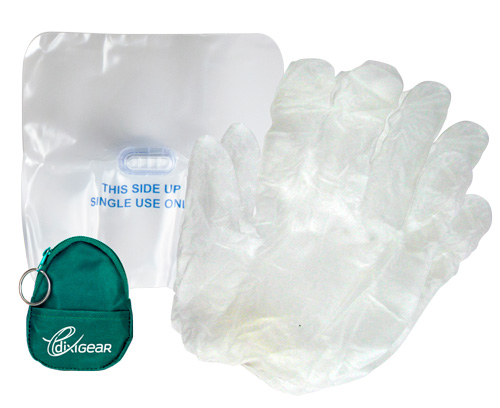 Gotcha Covered CPR Barrier Shield Kit Keychain < DixiGear #158130 