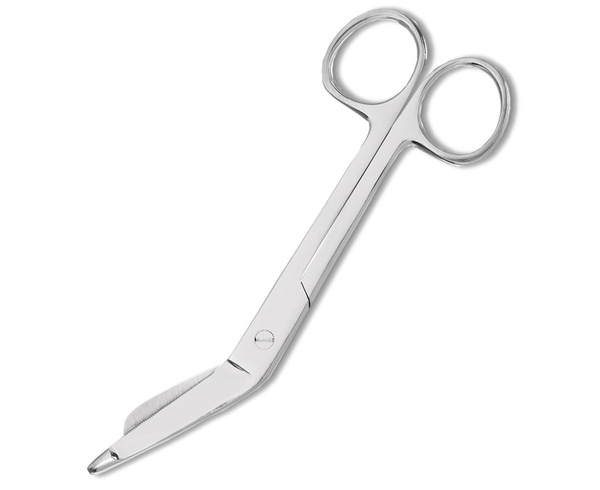 5.5" Serrated Blade Bandage Scissor < Prestige Medical #53SR 