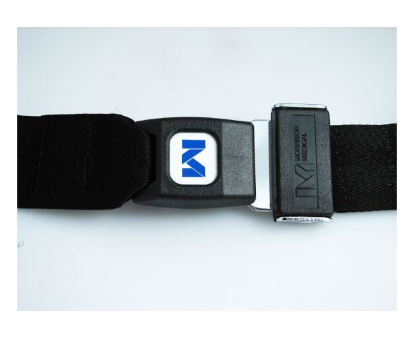 Nylon Backboard Straps 5' w/ Metal Push Button Buckle - Black < Morrison Medical #1215 
