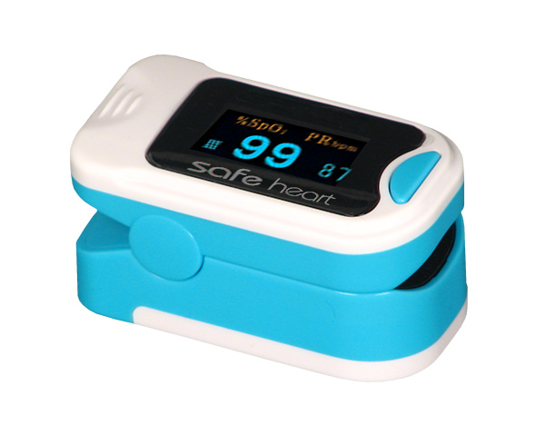 Finger Pulse Oximeter with Free Carry Case < 